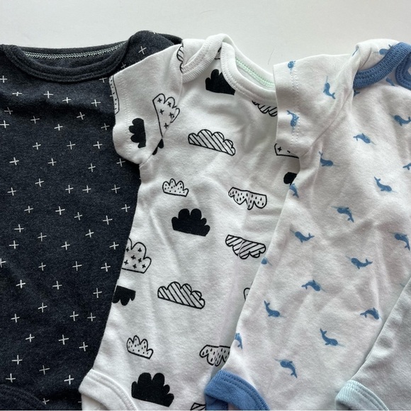 Cloud Island • 5 Pack Onesie Bundle 0-3 Months - Picture 3 of 4